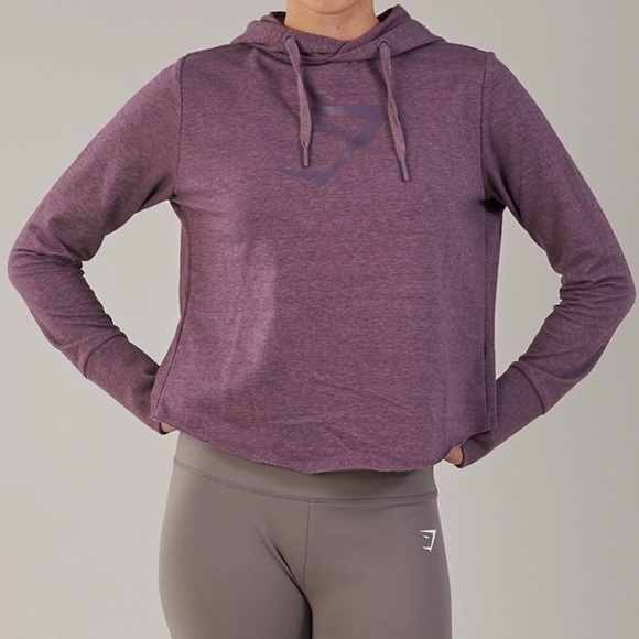 Gymshark Tops - Open Back Purple Gymshark Sweater